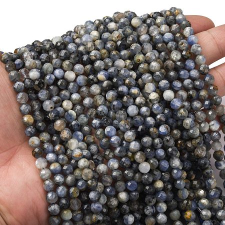 Natural Kyanite Beads Strands G-RM2025-A45-6mm-B-1