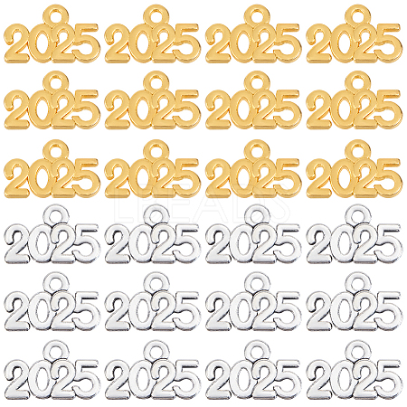 100Pcs 2 Colors Alloy Pendants FIND-SP0002-35-1