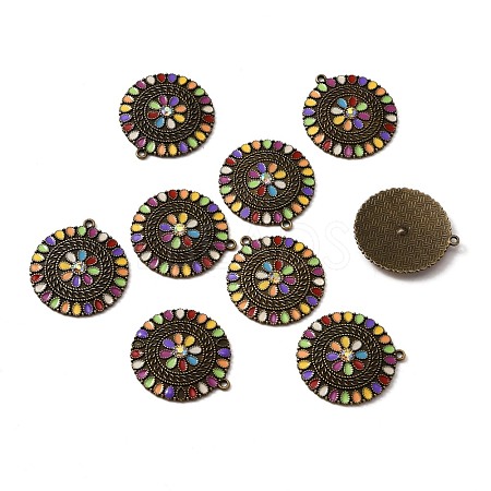Alloy Enamel Pendants ENAM-WH0054-44A-1