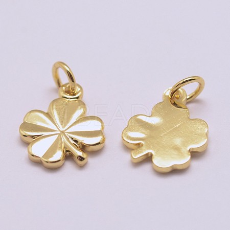 Brass Charms X-KK-G302-09G-NR-1