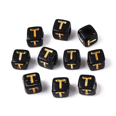 Opaque Acrylic Beads SACR-T035-20T-1