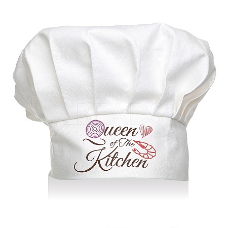 Custom Cotton Chef Hat AJEW-WH0243-002-1
