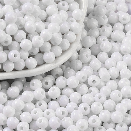 Opaque Acrylic Beads SACR-A007-01C-17-1