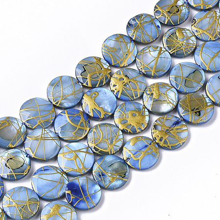 Drawbench Freshwater Shell Beads Strands SHEL-T014-012A-1
