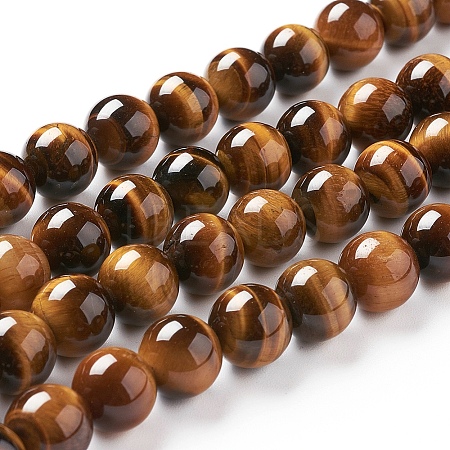 Natural Tiger Eye Beads Strands Z0RQS015-1