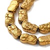 Electroplated Synthetic Non-magnetic Hematite Beads Strands G-F767-03B-3