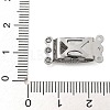 304 Stainless Steel Box Clasps STAS-M084-02B-P-3