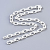 Handmade Opaque Acrylic Paperclip Chains KY-S166-002K-3