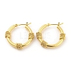 Rack Plating Brass Hoop Earrings EJEW-K263-17G-1