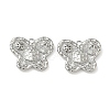 Christmas Brass Micro Pave Clear Cubic Zirconia Pendants KK-A280-03F-P-1