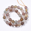 Natural Rutilated Quartz Beads Strands G-R465-24C-2