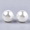 Imitation Pearl Acrylic Beads X-SACR-S028-01-2