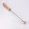 Brass Burning Stamp Heating AJEW-WH0098-71-2