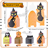 BENECREAT 32Pcs 4 Styles Halloween Themed Paper Candy Boxes CON-BC0007-04-2