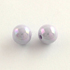 AB Color Plated Acrylic Round Beads SACR-Q109-8mm-02-1