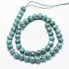 Natural Marble Beads Strands X-G-K211-6mm-A-2