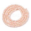 Electroplate Glass Beads Strands EGLA-A044-P1mm-B05-3