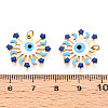 304 Stainless Steel Enamel Pendants STAS-N115-19B-G-3
