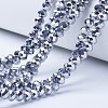 Electroplate Transparent Glass Beads Strands LS-EGLA-A034-T10mm-UA05-1