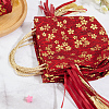 Flower Printed Cloth Drawstring Storage Bags ABAG-WH20010-20A-01-7