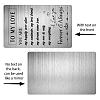 Rectangle 201 Stainless Steel Custom Thermal Transfer Wallet Card DIY-WH0252-036-3