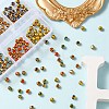 180Pcs 6 Colors Electroplate Glass Beads Strands EGLA-YW0001-55-5