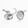 Tarnish Resistant 304 Stainless Steel Leverback Earring Findings STAS-H423-03P-1
