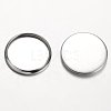 Tarnish Resistant Stainless Steel Plain Edge Bezel Cups STAS-M226-03B-2