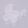 Baby Carriage Shaped Transparent Plastic Candy Boxes CON-WH0080-52C-1