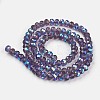 Electroplate Glass Beads Strands LS-EGLA-A034-T10mm-L13-2