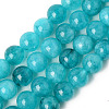 Natural Quartz Beads Strands G-T129-03-8mm-1