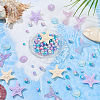 320Pcs 3 Styles Rainbow Acrylic Imitation Pearl Beads OACR-SP0002-30-4