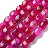 Natural Dragon Veins Agate Beads Strands G-G172-01R-2