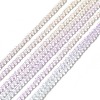 Transparent Gradient Color Glass Beads Strands GLAA-H021-01A-05-2