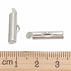 Iron Slide On End Clasp Tubes IFIN-R212-1.6cm-P-3