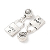 Alloy European Dangle Charms FIND-G098-11AS-2