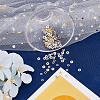 120Pcs 6 Styles Rack Plating Brass Beads KK-FH0006-97-4