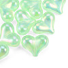 UV Plating Rainbow Iridescent Acrylic Beads PACR-T016-01B-2