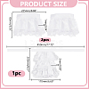 Lace Cloth Oversleeves & Collar Sets AJEW-HY0003-05-3
