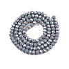 Electroplate Glass Beads Strands EGLA-A044-P4mm-A10-3