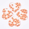 Transparent Clear Cellulose Acetate(Resin) Pendants KY-T040-56D-1