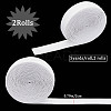 Gorgecraft 10 Yards Non-slip Transparent Silicone Polyester Elastic Band SRIB-GF0001-26A-01-2