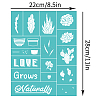 Self-Adhesive Silk Screen Printing Stencil DIY-WH0173-021-X-2