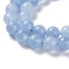 Dyed Natural Malaysia Jade Beads Strands G-G021-02B-07-3