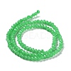 Baking Paint Imitation Jade Glass Bead Strands X-DGLA-A034-J4MM-A10-2