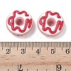 Handmade Porcelain Enamel Beads PORC-K003-09-4