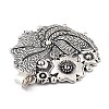 Tibetan Style Alloy Big Pendants X-PALLOY-D362-02AS-A-2