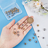 Unicraftale 40Pcs 10 Style Stainless Steel Beads STAS-UN0049-81-4