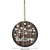 Handmade Porcelain Pendants PORC-WH0005-014-2