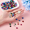 650 Pcs 13 Colors Aluminum Cabochons MRMJ-FW0001-01B-6
